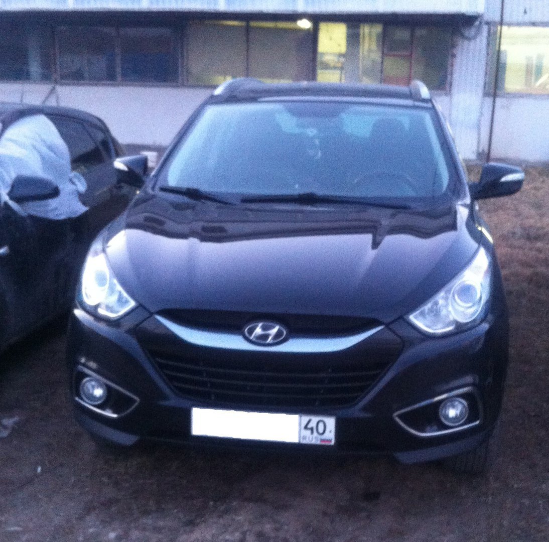 Hyundai ix35, автомобиль из архива работ мастерской
