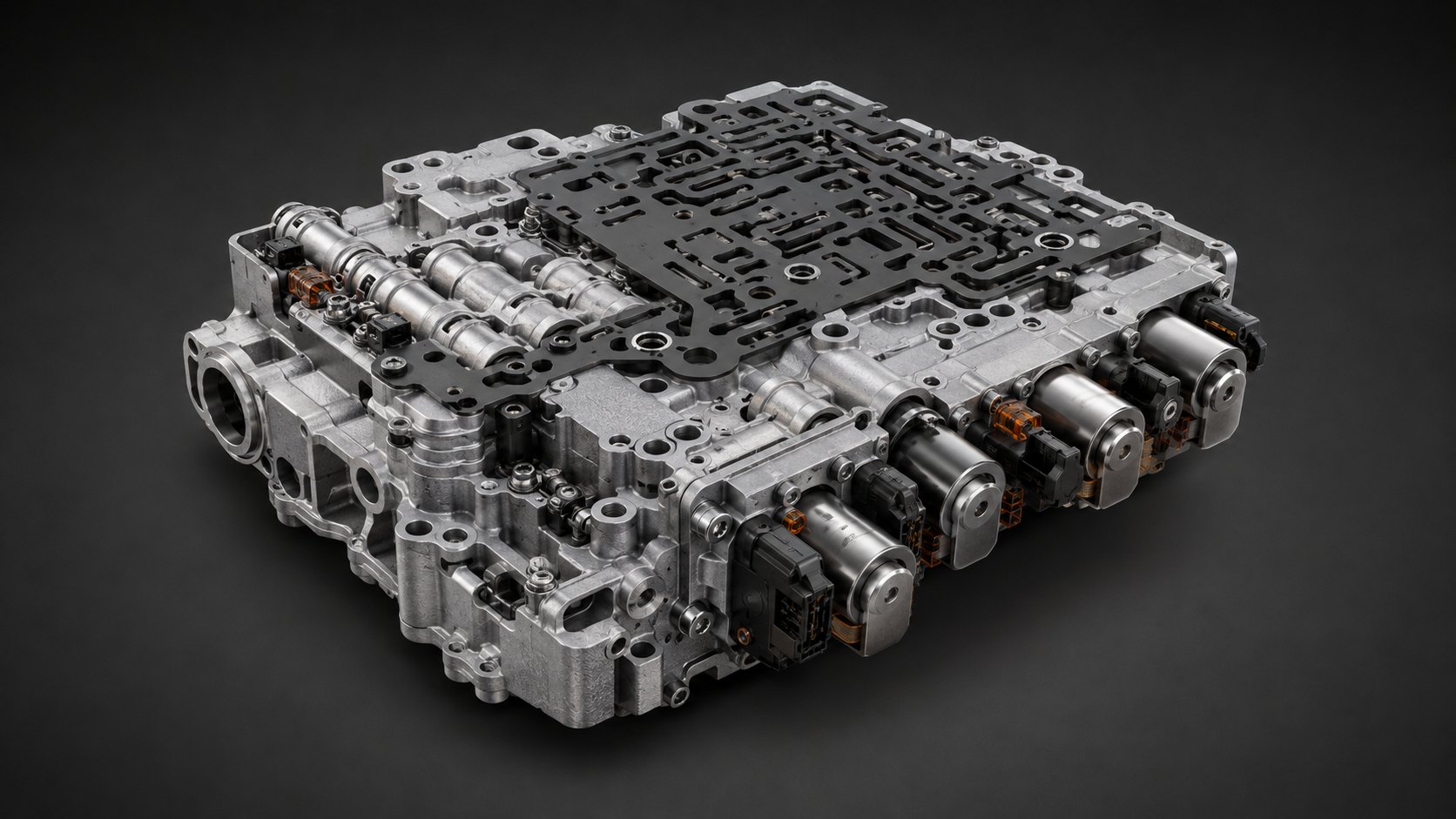 Гидроблок AISIN TF-80SC с линейными соленоидами и каналами