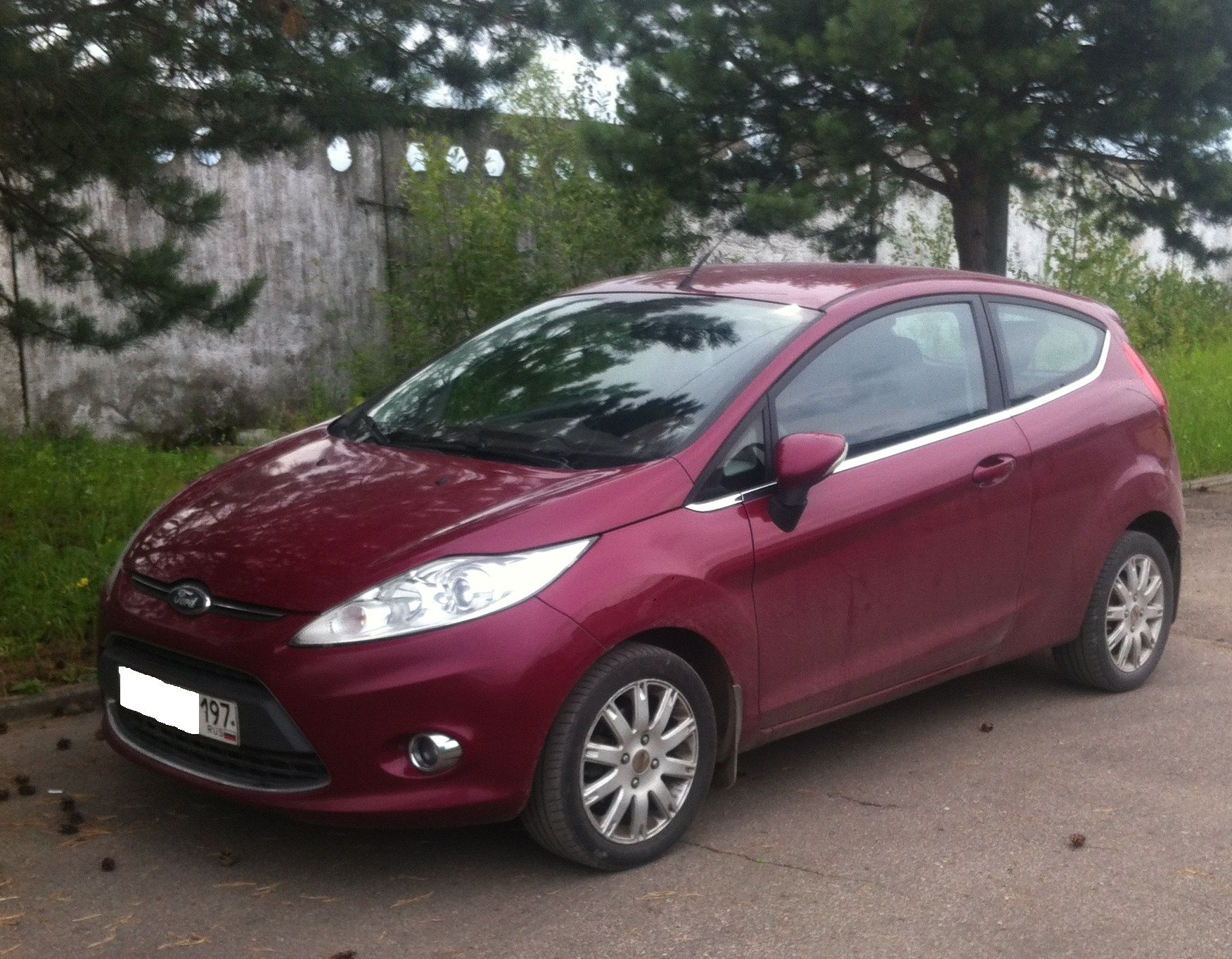 Ford Fiesta, автомобиль из архива работ мастерской